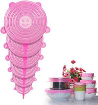 Round -Pink 6 PCS
